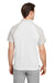 Team 365 TT21C Mens Command Colorblock Moisture Wicking Short Sleeve Polo Shirt White/Silver Grey Back