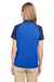 Team 365 TT21CW Womens Command Colorblock Moisture Wicking Short Sleeve Polo Shirt Royal Blue/Dark Navy Blue Back