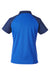 Team 365 TT21CW Womens Command Colorblock Moisture Wicking Short Sleeve Polo Shirt Royal Blue/Dark Navy Blue Flat Back