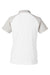 Team 365 TT21CW Womens Command Colorblock Moisture Wicking Short Sleeve Polo Shirt White/Silver Grey Flat Back
