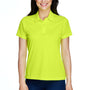Team 365 Womens Command Performance Moisture Wicking Short Sleeve Polo Shirt - Safety Yellow
