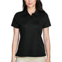 Team 365 Womens Command Performance Moisture Wicking Short Sleeve Polo Shirt - Black