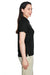 Team 365 TT21W Womens Command Performance Moisture Wicking Short Sleeve Polo Shirt Black Side