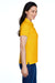 Team 365 TT21W Womens Command Performance Moisture Wicking Short Sleeve Polo Shirt Gold Side