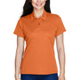 Team 365 Womens Command Performance Moisture Wicking Short Sleeve Polo Shirt - Burnt Orange