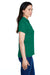 Team 365 TT21W Womens Command Performance Moisture Wicking Short Sleeve Polo Shirt Forest Green Side
