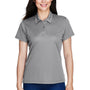 Team 365 Womens Command Performance Moisture Wicking Short Sleeve Polo Shirt - Graphite Grey