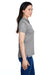 Team 365 TT21W Womens Command Performance Moisture Wicking Short Sleeve Polo Shirt Graphite Grey Side