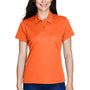 Team 365 Womens Command Performance Moisture Wicking Short Sleeve Polo Shirt - Orange
