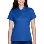 Team 365 Womens Command Performance Moisture Wicking Short Sleeve Polo Shirt - Royal Blue
