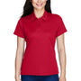 Team 365 Womens Command Performance Moisture Wicking Short Sleeve Polo Shirt - Scarlet Red