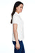 Team 365 TT21W Womens Command Performance Moisture Wicking Short Sleeve Polo Shirt White Side