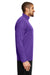 Team 365 TT31 Mens Zone Performance Moisture Wicking 1/4 Zip Sweatshirt Purple Side