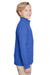 Team 365 TT31HY Youth Zone Sonic Performance Moisture Wicking 1/4 Zip Sweatshirt Royal Blue Side