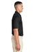 Team 365 TT51 Mens Zone Performance Moisture Wicking Short Sleeve Polo Shirt Black Side