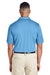 Team 365 TT51 Mens Zone Performance Moisture Wicking Short Sleeve Polo Shirt Light Blue Back