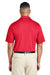 Team 365 TT51 Mens Zone Performance Moisture Wicking Short Sleeve Polo Shirt Red Back