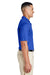 Team 365 TT51 Mens Zone Performance Moisture Wicking Short Sleeve Polo Shirt Royal Blue Side
