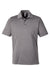 Team 365 TT51H Mens Zone Sonic Moisture Wicking Short Sleeve Polo Shirt Heather Dark Grey Flat Front