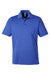 Team 365 TT51H Mens Zone Sonic Moisture Wicking Short Sleeve Polo Shirt Heather Royal Blue Flat Front