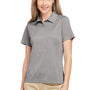 Team 365 Womens Zone Sonic Moisture Wicking Short Sleeve Polo Shirt - Heather Grey