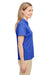 Team 365 TT51HW Womens Zone Sonic Moisture Wicking Short Sleeve Polo Shirt Heather Royal Blue Side