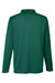 Team 365 TT51L Mens Zone Sonic Moisture Wicking Long Sleeve Polo Shirt Forest Green Flat Back