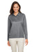 Team 365 TT51LW Womens Zone Sonic Moisture Wicking Long Sleeve Polo Shirt Graphite Grey Front