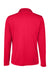 Team 365 TT51LW Womens Zone Sonic Moisture Wicking Long Sleeve Polo Shirt Red Flat Back