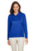 Team 365 TT51LW Womens Zone Sonic Moisture Wicking Long Sleeve Polo Shirt Royal Blue Front