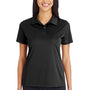 Team 365 Womens Zone Performance Moisture Wicking Short Sleeve Polo Shirt - Black