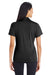 Team 365 TT51W Womens Zone Performance Moisture Wicking Short Sleeve Polo Shirt Black Back