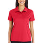 Team 365 Womens Zone Performance Moisture Wicking Short Sleeve Polo Shirt - Red