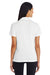Team 365 TT51W Womens Zone Performance Moisture Wicking Short Sleeve Polo Shirt White Back
