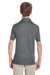 Team 365 TT51Y Youth Zone Performance Moisture Wicking Short Sleeve Polo Shirt Graphite Grey Back