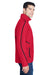 Team 365 TT70 Mens Conquest Wind & Water Resistant Full Zip Hooded Jacket Red Side