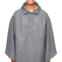 Team 365 Mens Zone Protect Water Resistant Hooded Packable Hooded Poncho - Graphite Grey - NEW