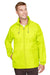 Team 365 TT73 Mens Zone Protect Water Resistant Full Zip Hooded Jacket Safety Yellow Front