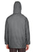 Team 365 TT73 Mens Zone Protect Water Resistant Full Zip Hooded Jacket Graphite Grey Back