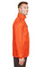 Team 365 TT73 Mens Zone Protect Water Resistant Full Zip Hooded Jacket Orange Side