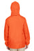Team 365 TT73Y Youth Zone Protect Water Resistant Full Zip Hooded Jacket Orange Back