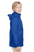 Team 365 TT73Y Youth Zone Protect Water Resistant Full Zip Hooded Jacket Royal Blue Side