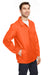 Team 365 TT75 Mens Zone Protect Snap Down Coaches Jacket Orange 3Q