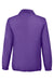 Team 365 TT75 Mens Zone Protect Snap Down Coaches Jacket Purple Flat Back