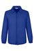 Team 365 TT75 Mens Zone Protect Snap Down Coaches Jacket Royal Blue Flat Front