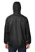 Team 365 TT77 Mens Zone Protect Hooded Packable Anorak Jacket Black Back