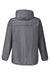 Team 365 TT77 Mens Zone Protect Hooded Packable Anorak Jacket Graphite Grey Flat Back