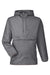 Team 365 TT77 Mens Zone Protect Hooded Packable Anorak Jacket Graphite Grey Flat Front