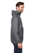 Team 365 TT77 Mens Zone Protect Hooded Packable Anorak Jacket Graphite Grey Side