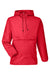 Team 365 TT77 Mens Zone Protect Hooded Packable Anorak Jacket Red Flat Front
